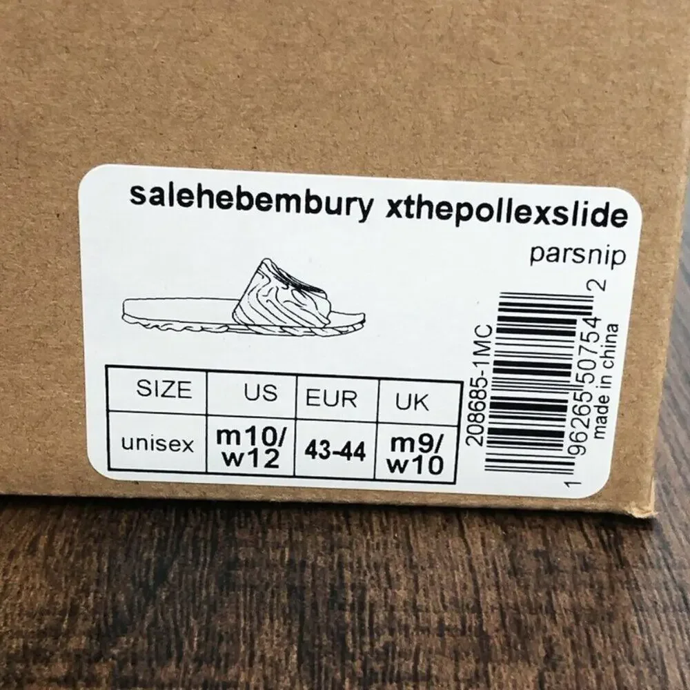 Crocs Pollex Slide by Salehe Bembury Lightweight Sandal Mens Size 10 Parsnip